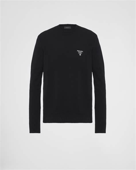 maglione moer di prada|Maglione In Cashmere Nero .